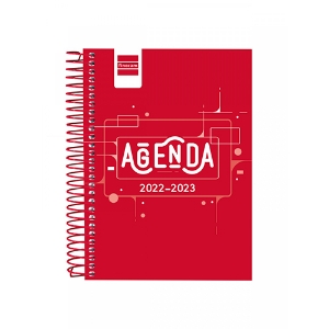 Imagem de AGENDA 2022/2023 ESCOLAR DIÁRIA FINOCAM COOL 120X162MM VERMELHO