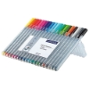 Imagem de  CX.20 MARC. FIBRA STAEDTLER TRIPLUS COLOR 323 SB20 SORT.