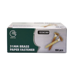 Imagem de CAIXA 100 ATACHES LATÃO 31MM Nº7 FASTENER (103032)