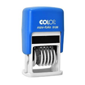 Picture of NUMERADOR COLOP AUTO PRINT 6 BANDAS 4MM (S126)
