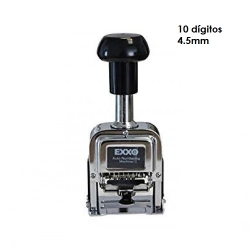 Imagem de NUMERADOR AUTOM. EXXO METAL 10 BANDAS 4.5MM (40210)
