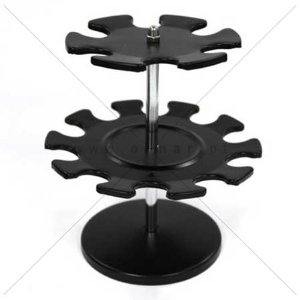 Imagem de SUPORTE P/6 CARIMBOS METAL PRETO REDONDO FZH-ZH-2006