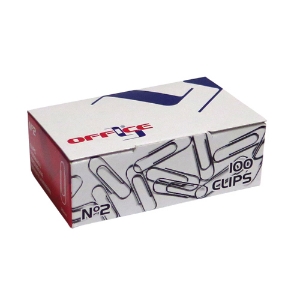 Imagem de CX.100 CLIPS ZINCADOS LISMANIA Nº2