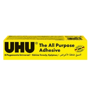 Imagem de TUBO COLA UNIVERSAL 60ML UHU TRANSP. (40981)