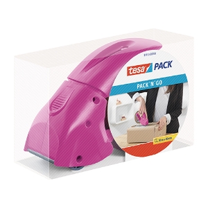 Imagem de DESENROLADOR PUNHO TESA PACK´N´GO ROSA + 1 ROLO 66X50 (51113)