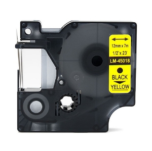 Picture of FITA P/DYMO D1 12MMX7MT PRETA/AMARELA 45018/S0720580