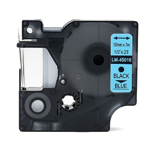 Picture of FITA P/DYMO D1 12MMX7MT PRETA/AZUL (45016/S0720560)