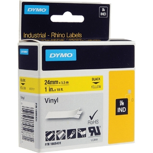 Imagem de FITA RHINO ID1 VINIL 24MMX5.5MT AMARELA (1805431)