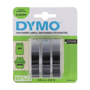 Picture of PACK 3 FITAS DYMO OMEGA PRETO 9MMX3MT S0847730