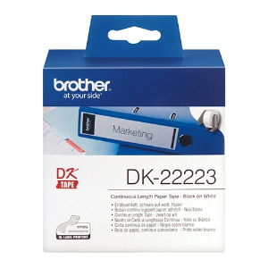 Imagem de ROLO ETIQUETAS BROTHER CONTÍNUAS BRANCA 50MMX30.48MT (DK-22223)
