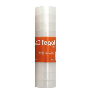 Imagem de RL. FITA ADES. 15MMX10MT FEGOL TRANSP. ACORDEAO (1510)