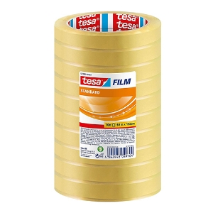 Imagem de ROLO FITA ADESIVA 15MMX66MT TESA FILM STD 57388 TRANSPARENTE ACORDEÃO