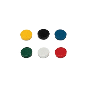 Picture of PACK 10 BOTÕES MAGNÉTICOS REDONDOS 10MM CORES SORTIDAS
