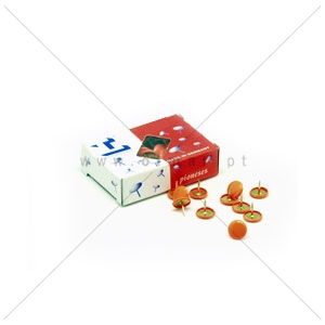 Imagem de CAIXA 50 PIONESES LISMÂNIA REVESTIDOS LARANJA