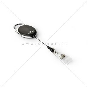 Imagem de CORDÃO EXTENSÍVEL PARA PORTA-NOMES DURABLE REEL STYLE 8324-01 PRETO