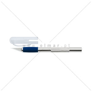 Imagem de FACA TIPO BISTURI WEDO REF.78621 METAL C/3 LAMINAS
