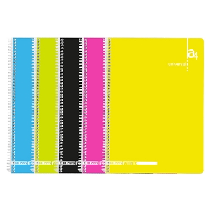 Picture of CADERNO ESPIRAL A4 80FOLHAS PAJORY COLORS PAUTADO (56V)