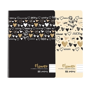Imagem de CADERNO AGRAFADO A5 60F PAJORY FLOWER PAUTADO