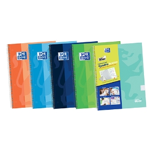Imagem de CADERNO ESPIRAL A4 100FOLHAS OXFORD WRITE&ERASE XADREZ 400138329