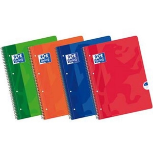Imagem de CADERNO ESPIRAL A4 50FOLHAS OXFORD SPIRALFLEX PAUTADO 400139592