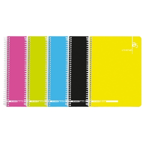 Imagem de CADERNO ESPIRAL A5 80FOLHAS PAJORY COLORS LISO (53V)