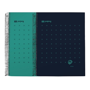 Imagem de CADERNO ESPIRAL CAPA DURA A4 100FOLHAS PAJORY MULTICLASS UTOPIA