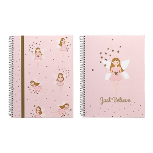 Imagem de CADERNO ESPIRAL CAPA DURA A4 80FOLHAS BLOG FAIRY XADREZ 88113