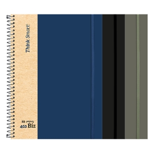 Imagem de CADERNO ESPIRAL CAPA DURA A5 60FOLHAS PAJORY ECO.BIZ II PAUTADO