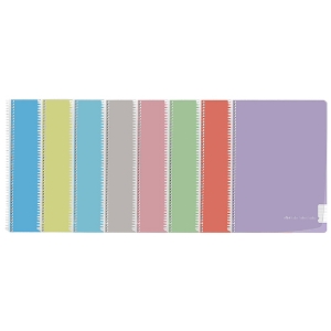 Picture of CADERNO ESPIRAL CAPA PP A4 120FOLHAS PAJORY PASTEL PAUTADO