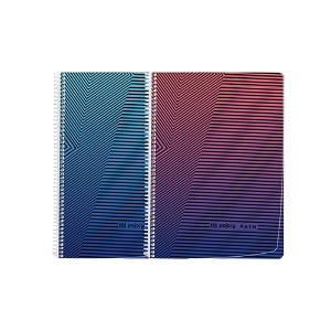 Imagem de CADERNO ESPIRAL CAPA PP A4 80 FOLHAS PAJORY PATH XADREZ