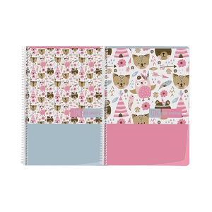 Imagem de CADERNO ESPIRAL CAPA PP A4 80 FOLHAS PAJORY TUNG PAUTADO