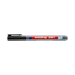 Imagem de MARC. QUADRO BRANCO EDDING 361 P.FINA RECAR. PRETO 1