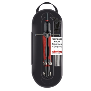 Picture of COMPASSO ROTRING COMPACT S0676580 NIQUELADO MATE MICROMÉTRICO
