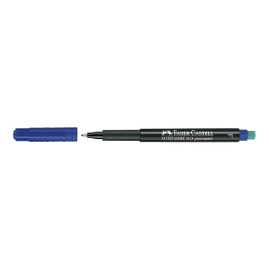 Imagem de MARCADOR ACETATO/CD FABER-CASTELL OH LUX F AZUL (1513-51)
