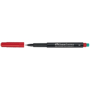 Imagem de MARCADOR ACETATO/CD FABER-CASTELL OH LUX SF VERMELHO (1523-21)