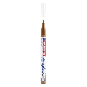 Imagem de MARCADOR EDDING ACRYLIC F 5300 CASTANHO AVELÃ 919
