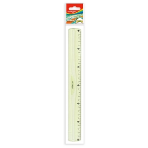 Imagem de BLISTER 1 RÉGUA PLÁSTICO 30CM KEYROAD INQUEBRAVEL (KR971050-K)