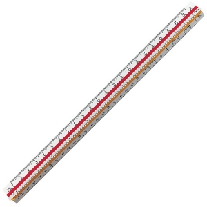 Imagem de ESCALA REDUÇÃO TRIANGULAR ROTRING S0220641 (1:100/1:200/1:250/1:300/1:400/1:500)