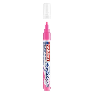 Imagem de MARCADOR EDDING ACRYLIC M 5100 ROSA FLUORSCENTE 069