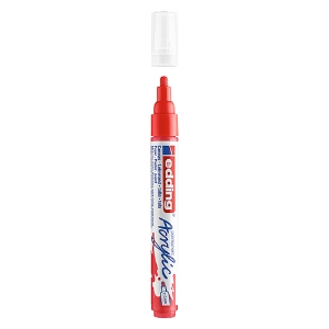 Imagem de MARCADOR EDDING ACRYLIC M 5100 VERMELHO 902