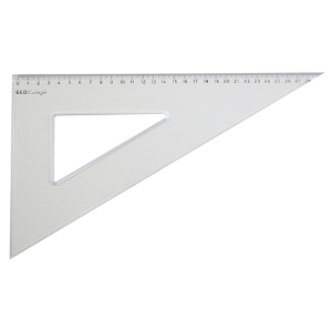 Imagem de ESQUADRO 60º/35CM ARISTO GEOCOLLEGE E-31CM TRANSPARENTE (AR23630)